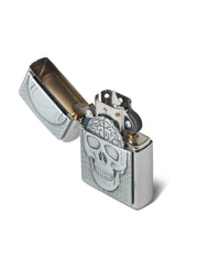 Zippo® Skull With Brain Windproof Lighter By Zippo®