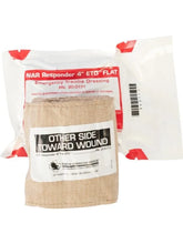 North American Rescue™ Dressing, Responder Emergency Trauma - 4" Flat By North American Rescue™