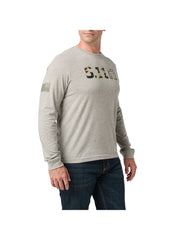 Woodland Camo Fill Long Sleeve Tee
