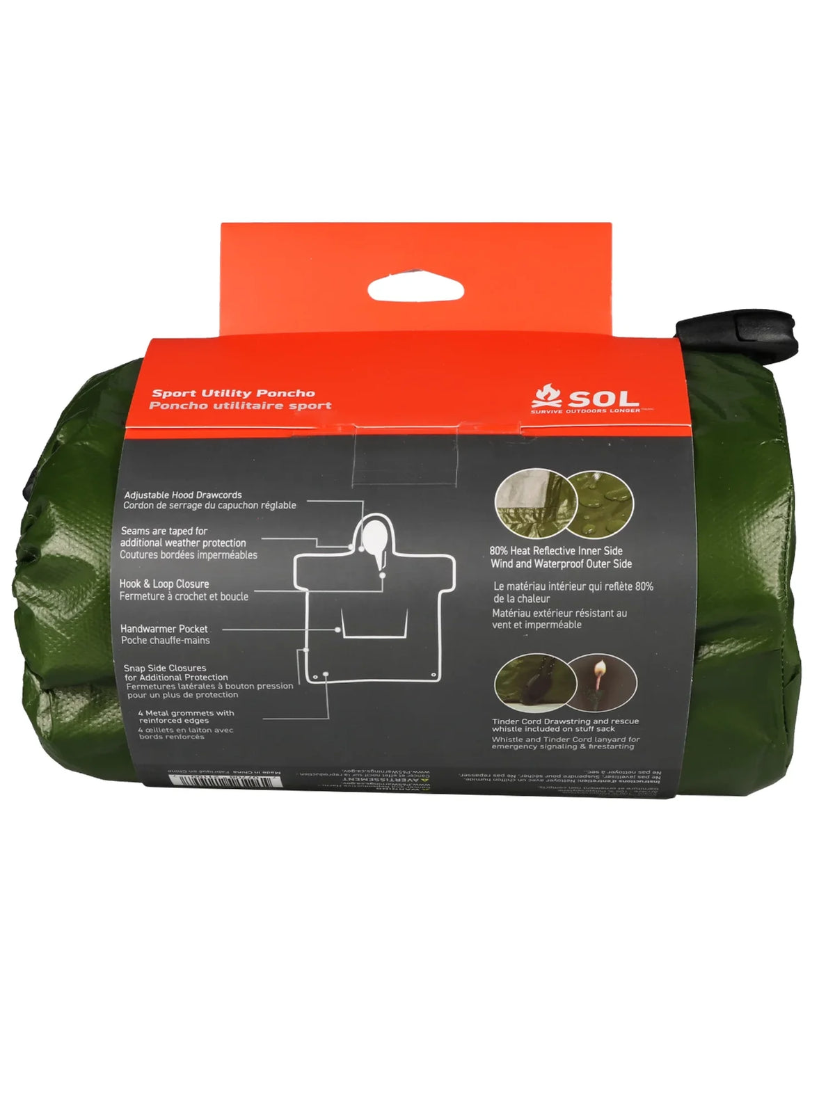 Survive Outdoors Longer™ Sport Utility Poncho By Adventure Ready Brands™