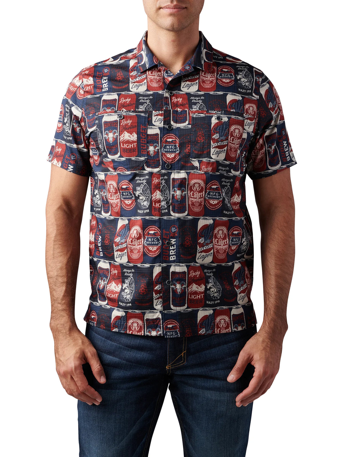 99 Cans Of Beer Short Sleeve Shirt