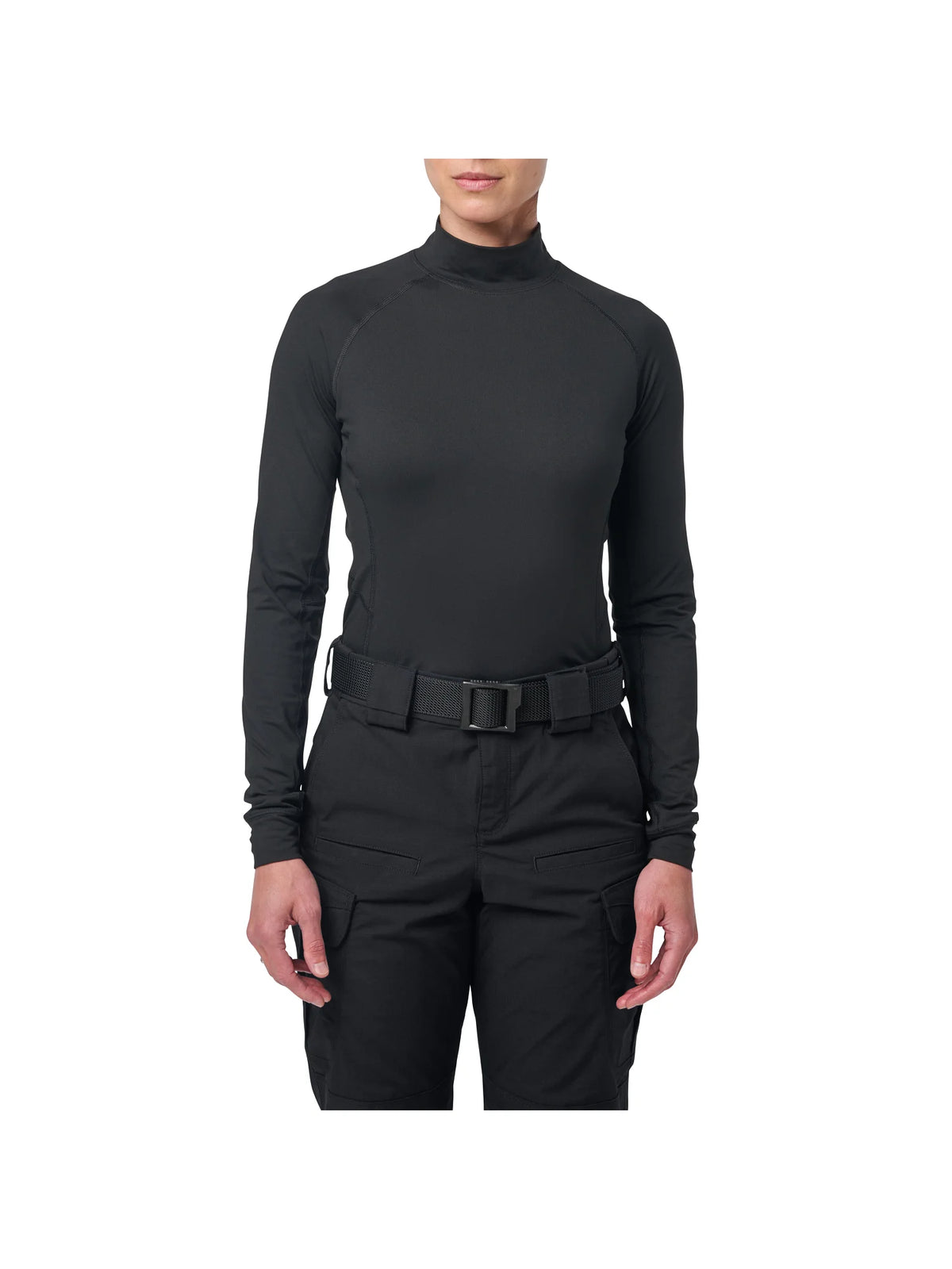 Women's Mock Neck Long Sleeve Top