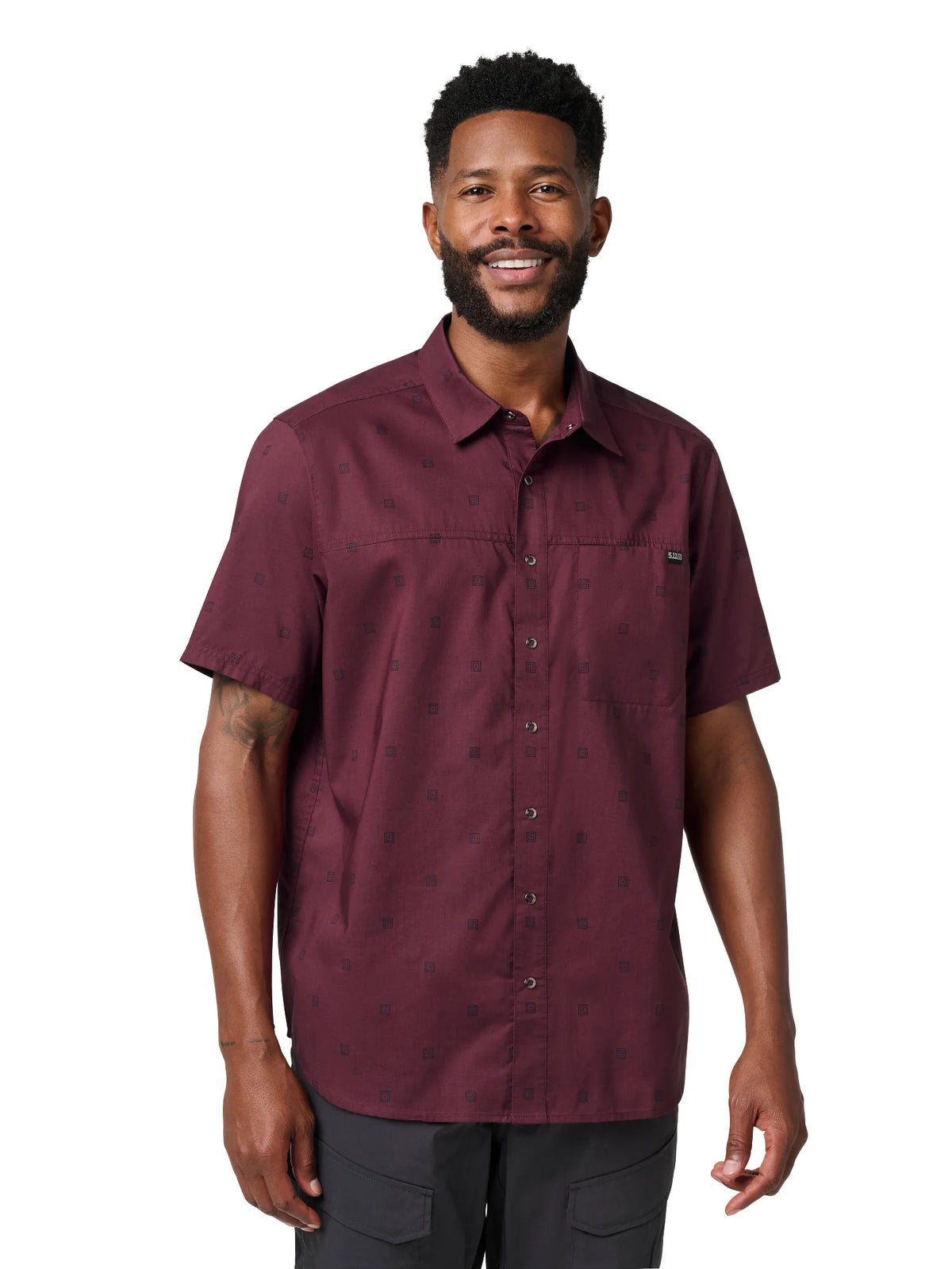 Wyatt Print Short Sleeve Shirt