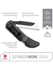 Outdoor Edge® 3.0" Razorwork by Outdoor Edge®