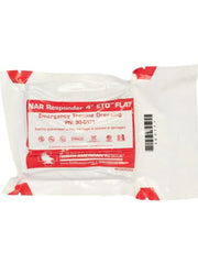 North American Rescue™ Dressing, Responder Emergency Trauma - 4" Flat By North American Rescue™