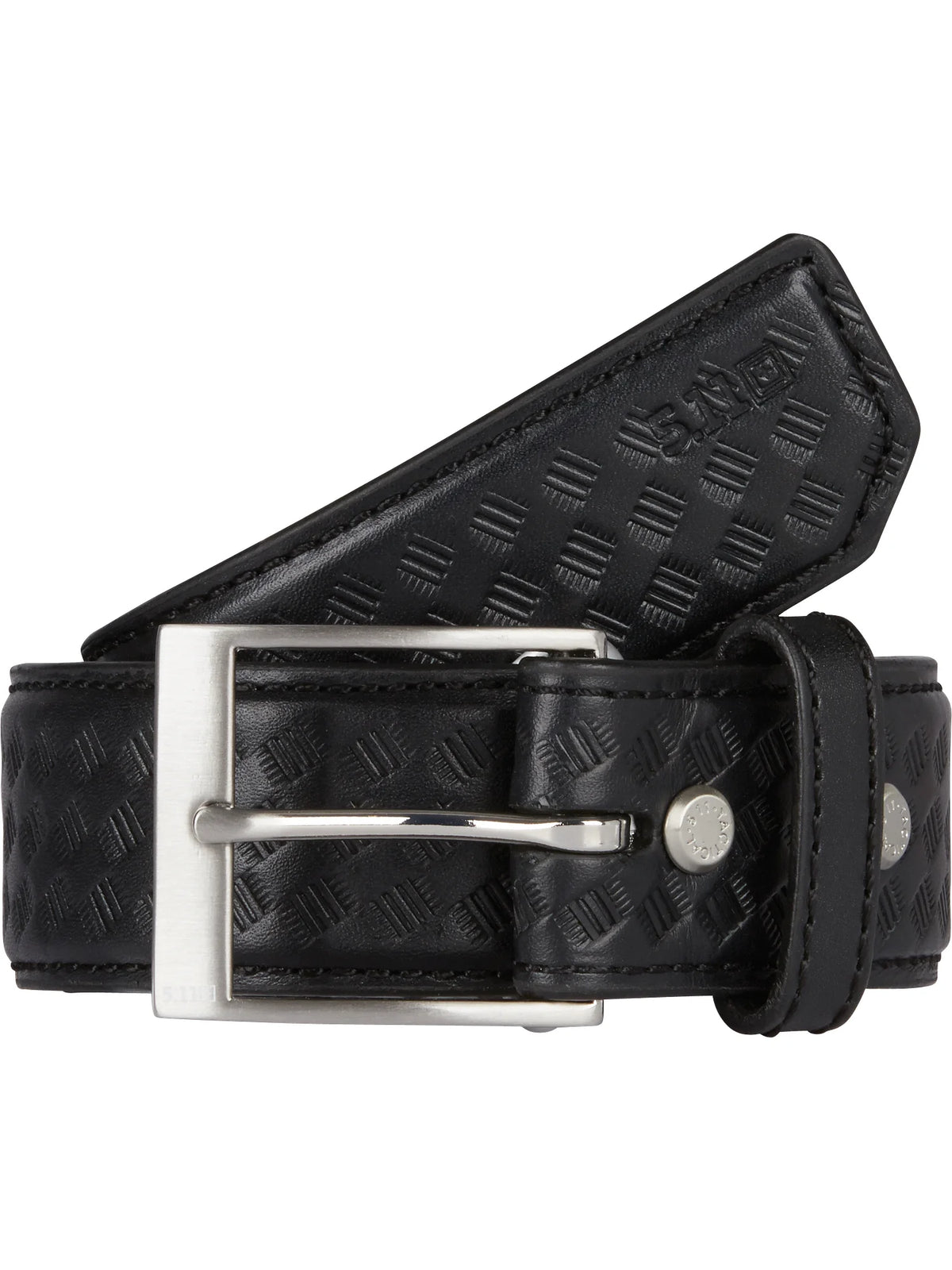 1.5" Basketweave Leather Belt