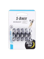 NITE IZE® S-biner® Microlock® Stainless Steel - 5 Pack - Black By NITE IZE®