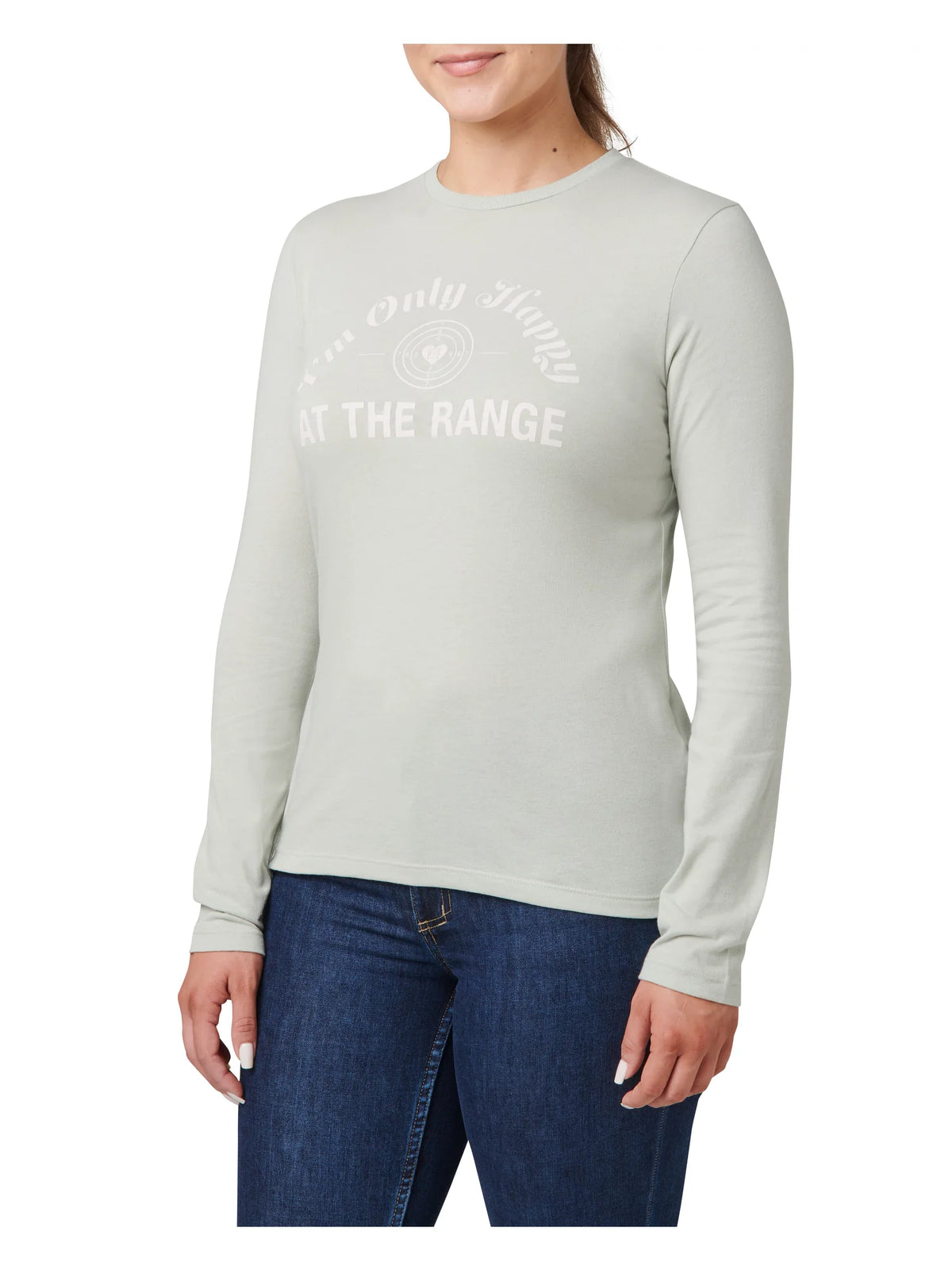 Women's Happy At The Range Long Sleeve Tee
