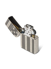 Zippo® U.S. Flag Armor Antique Silver Windproof Lighter By Zippo®