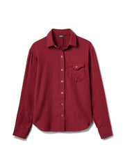 Brianna Solid Flannel Long Sleeve