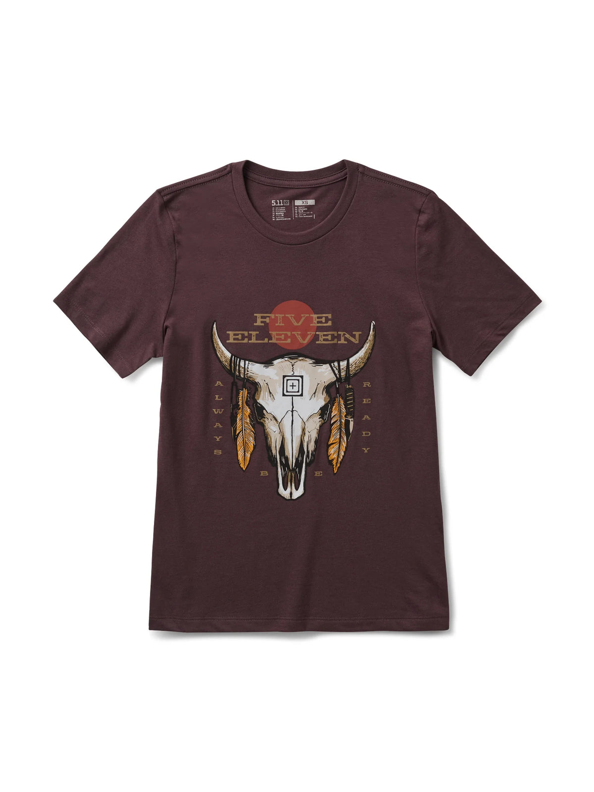 Women's Cattle Skull Short Sleeve Tee